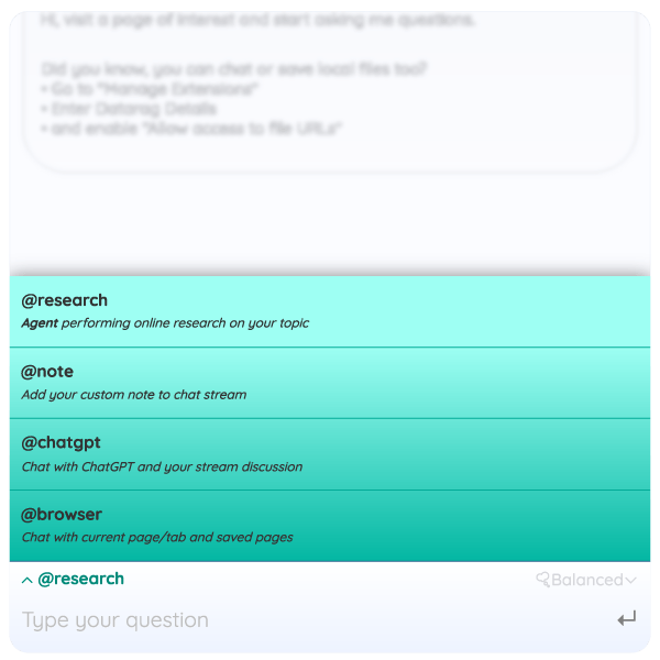 Capture insights in one place interface